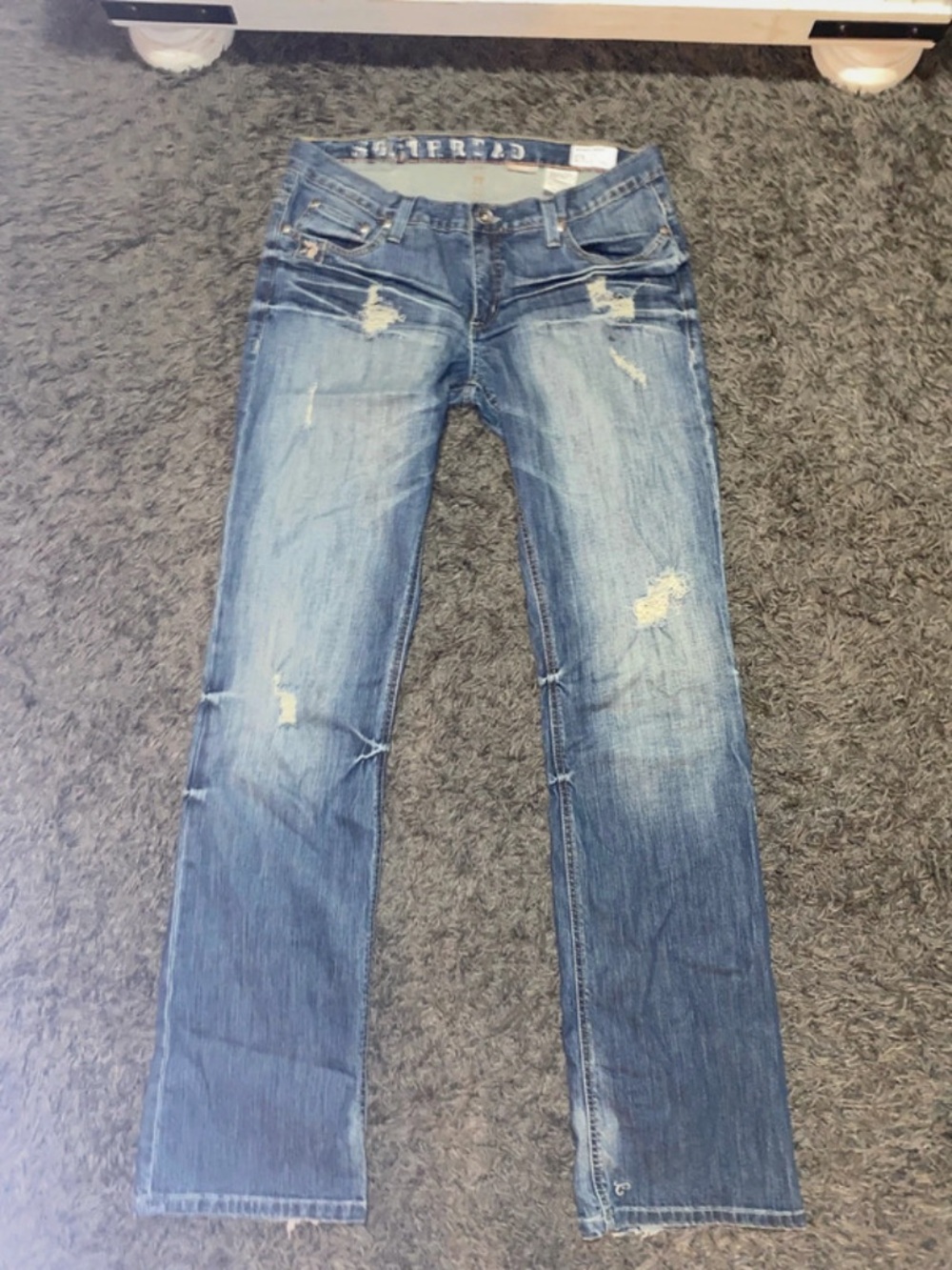 HTF Southern Thread Womens Jeans The Jessie 31w Cowgirl Western Wear
